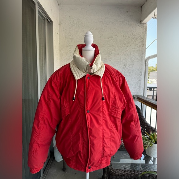 Vintage Excalibur Men’s Puff Jacket Red Size Large - Picture 11 of 16